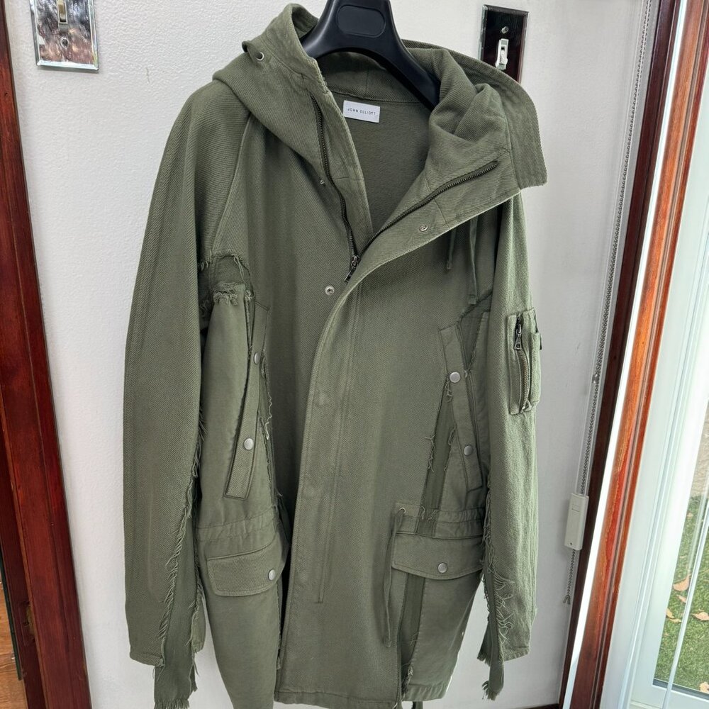 JOHN ELLIOTT Heavy Olive Green Parka *SAMPLE* (UNRELEASED)